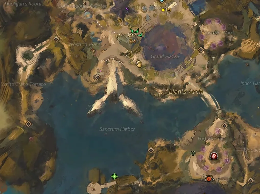 How to get your first Guild Wars 2 mount in 30 minutes! 4 Location of First Made Fidus during Sparking the Flame (prologue)