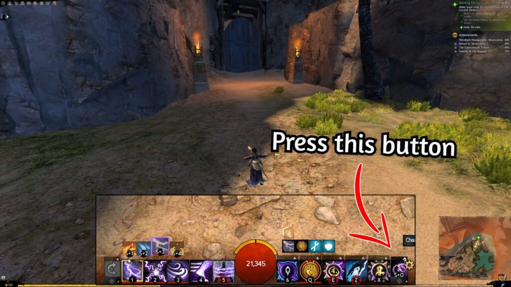 Using your first Guild Wars 2 mount
