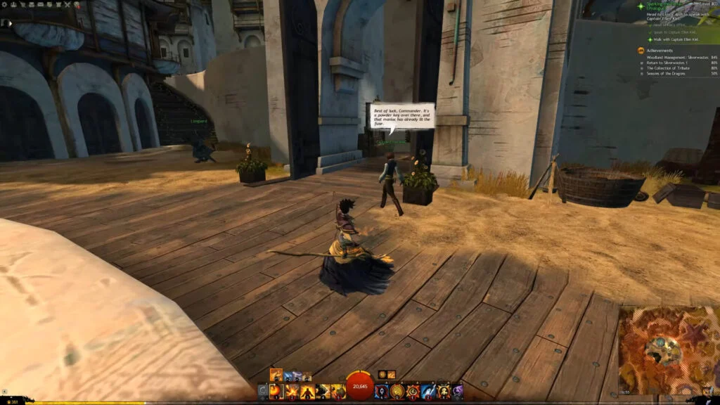 How to get your first Guild Wars 2 mount in 30 minutes! 3 Talking to Ellen Kiel during Sparking the Flame (prologue)