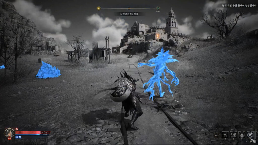 Combat in Throne and Liberty (Project TL) - Screenshot taken from the official gameplay trailer