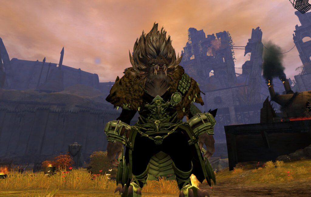Charr Engineer in the Plains of Ashford.