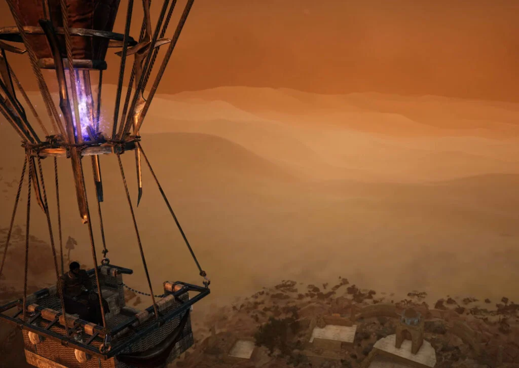 Balloon ride from the desert to Calpheon