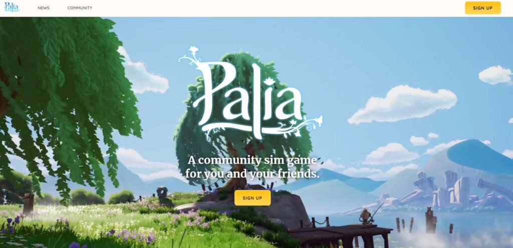 Palia Sign Up