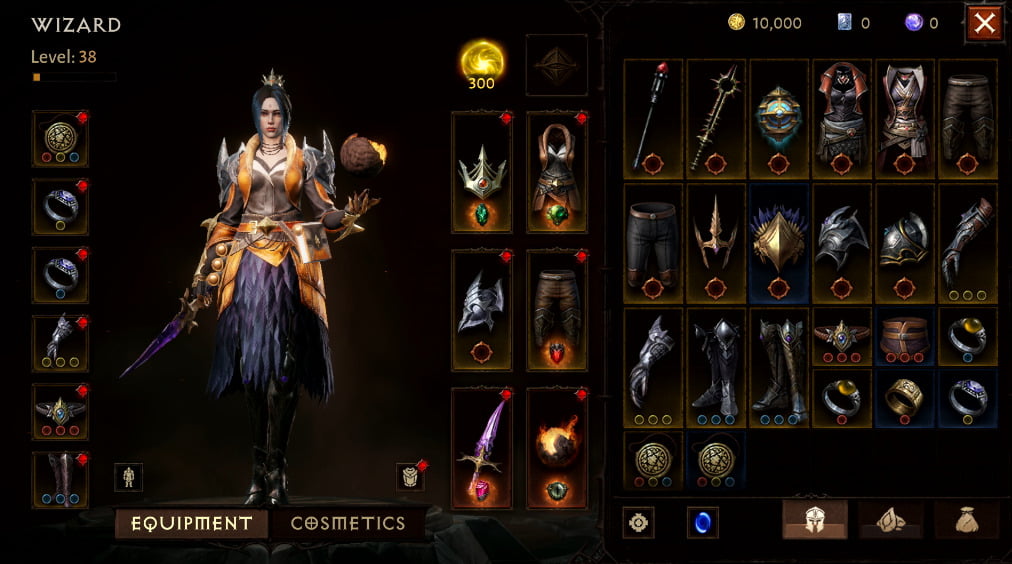 Diablo Immortal Inventory by Blizzard