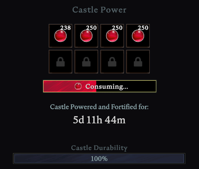 Prevent Castle Heart from decaying