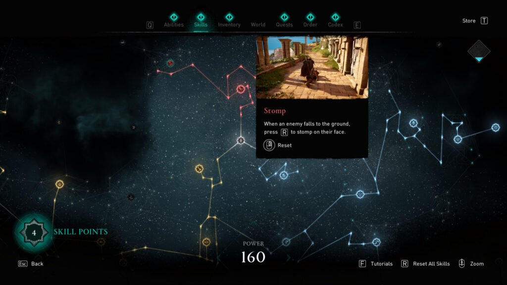 Skill Tree in Assassin's Creed (AC): Valhalla