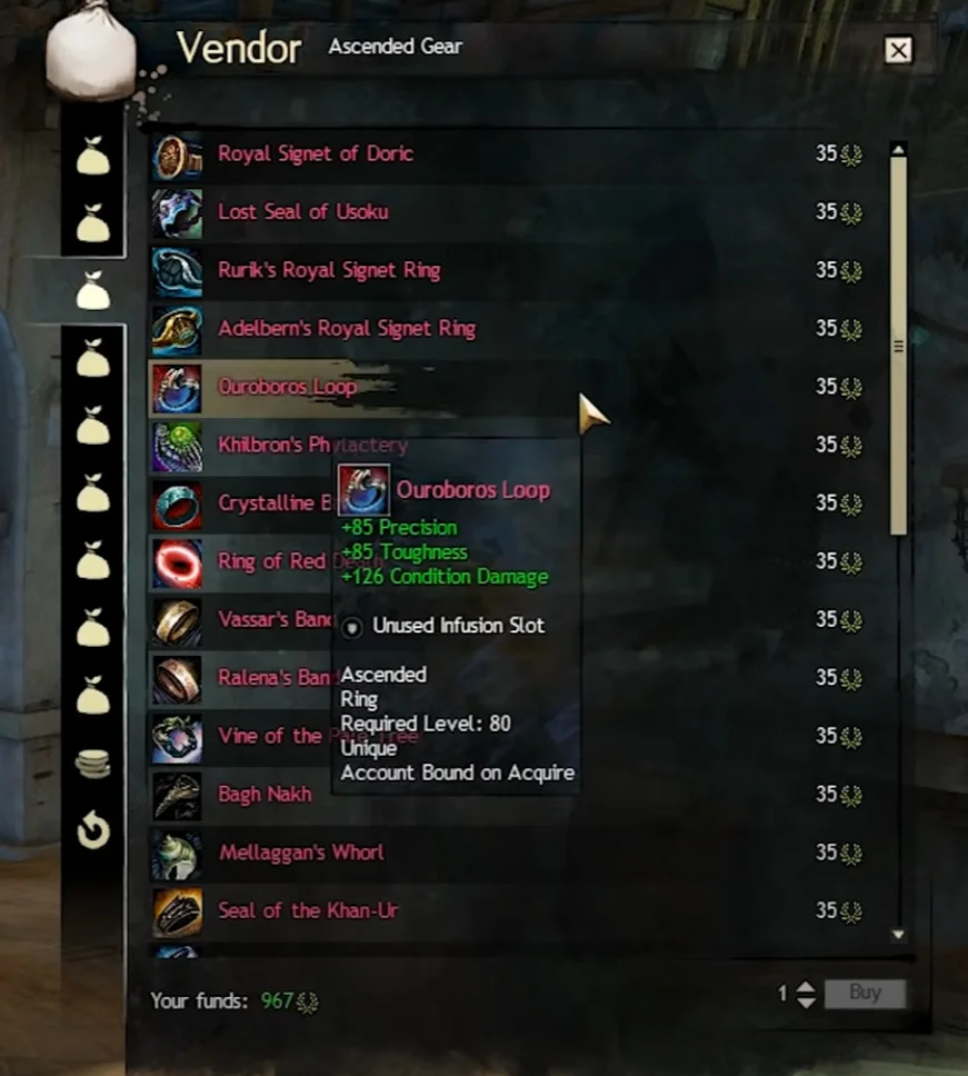 Guide] Tips and guidelines on the different crafting and acquisition  methods of ascended gear and cost calculation tools : r/Guildwars2