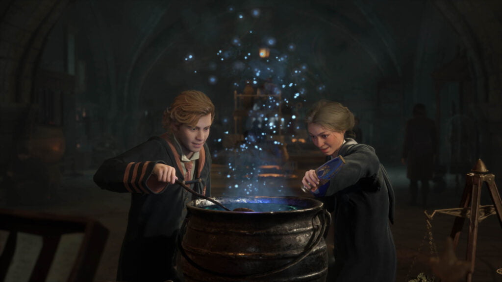 Brewing Potions in Hogwarts Legacy