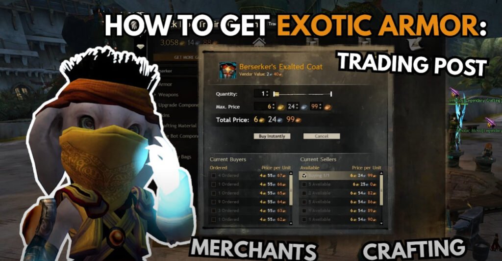 How to get Exotic Armor for Guild Wars 2 endgame content
