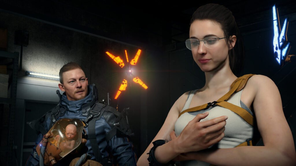 Margaret Qualley as "Mama" as a member of the Death Stranding Cast