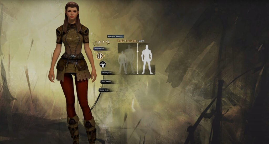 Randomize your character's appearance in Guild Wars 2