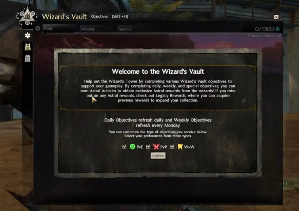 Wizard's Vault - First open