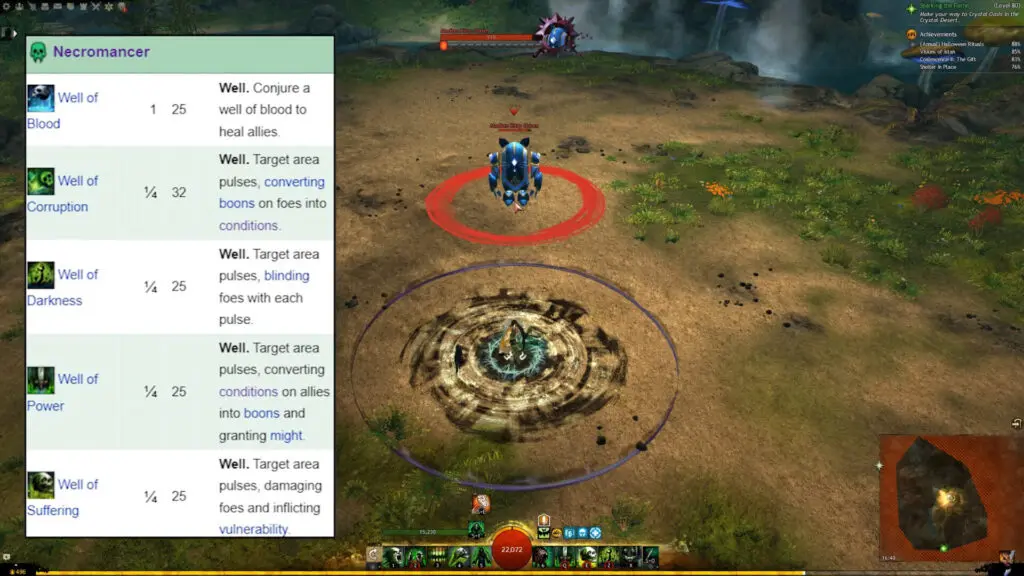 Necromancer Well Skills