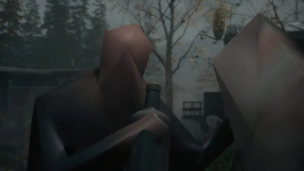 Tor and Odin in Alan Wake 2 when the game is running on an HDD.