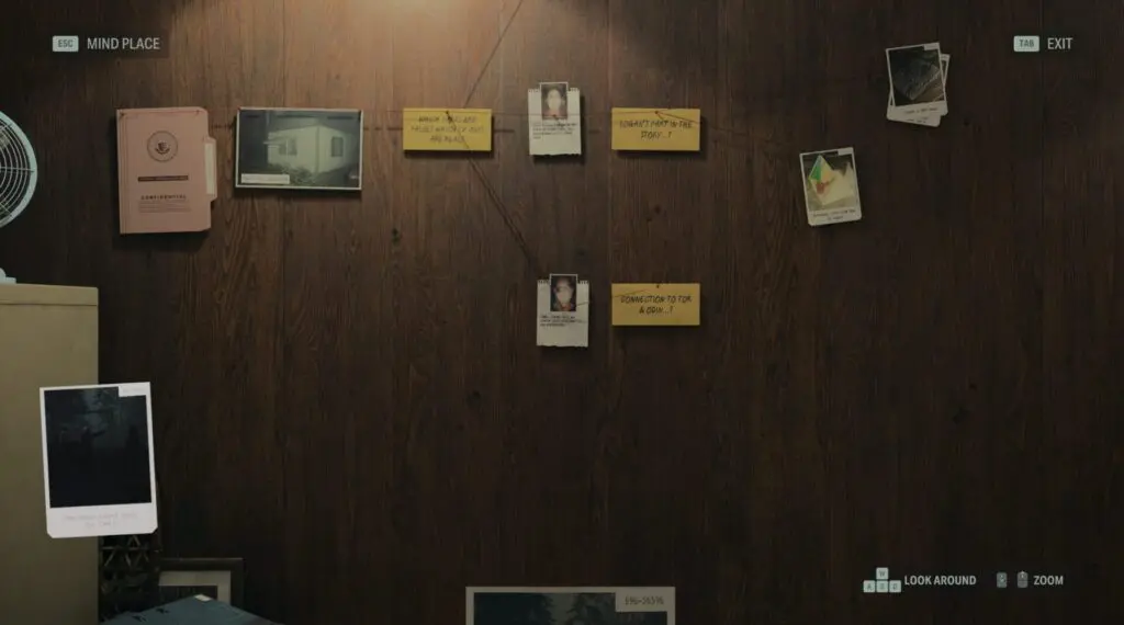Saga Anderson's Case Board in her Mind Place.