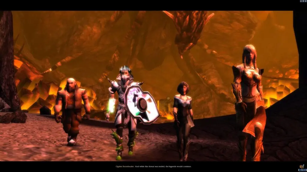 My dreams of a Guild Wars 3... 3 After the fight with the Great Destroyer, Primordus appears in the background in Guild Wars: Eye of the North.