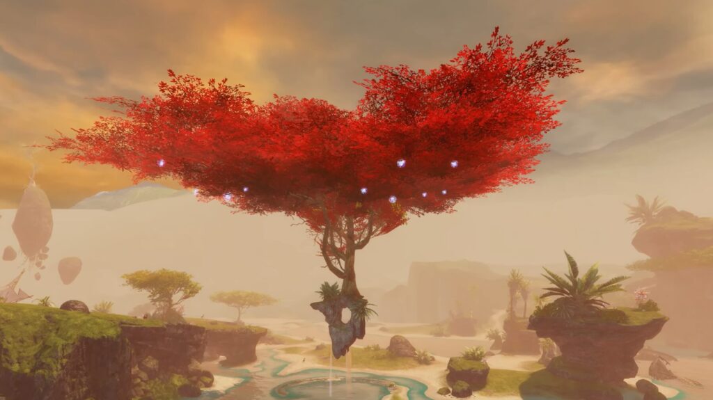Guild Wars 2: Visions of Eternity – New Expansion Trailer 3 A floating tree on Castora from Guild Wars 2: Visions of Eternity Trailer