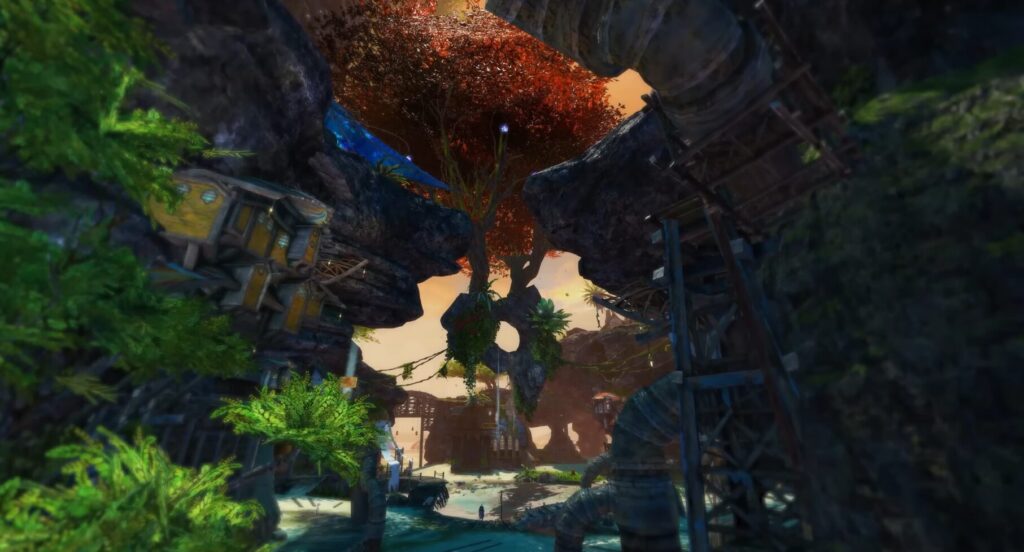 An outpost in Shipwreck Strand.