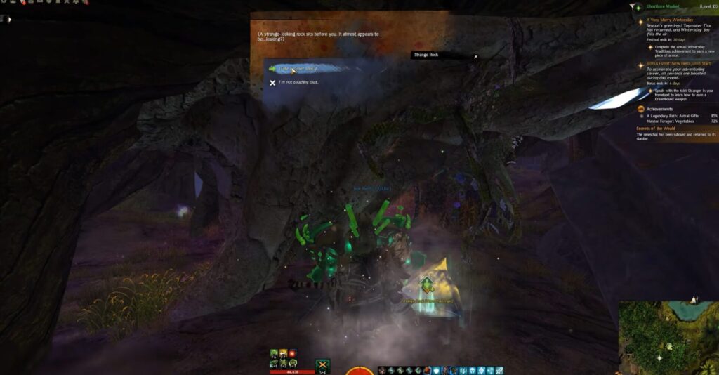 A hero challenge in the new Guild Wars 2 expansion.