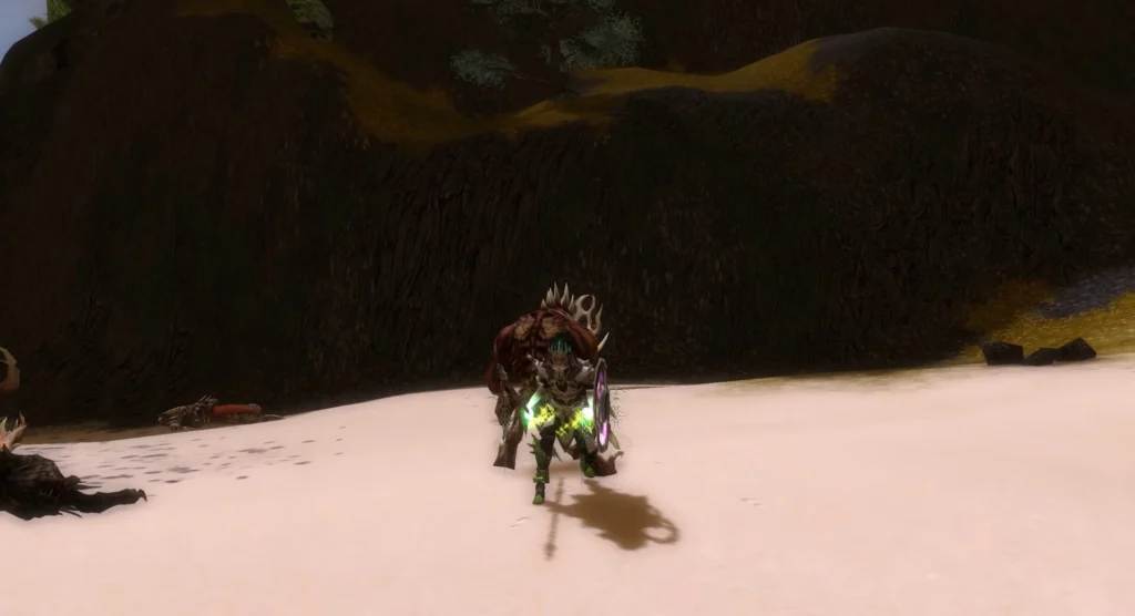 The Necromancer and a Summoned Flesh Golem