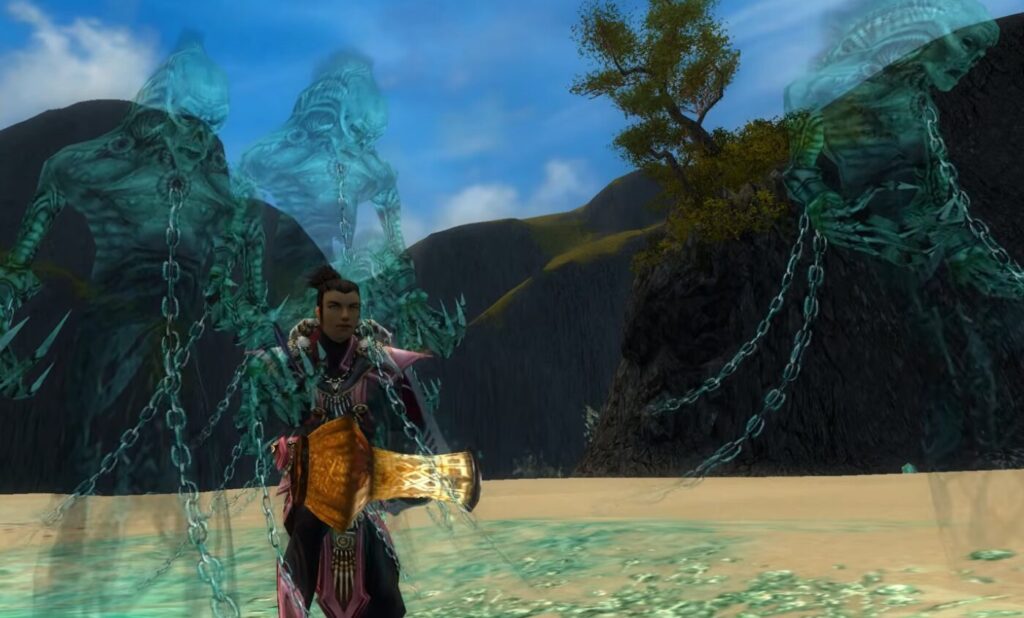 A Ritualist with Summond Spirits