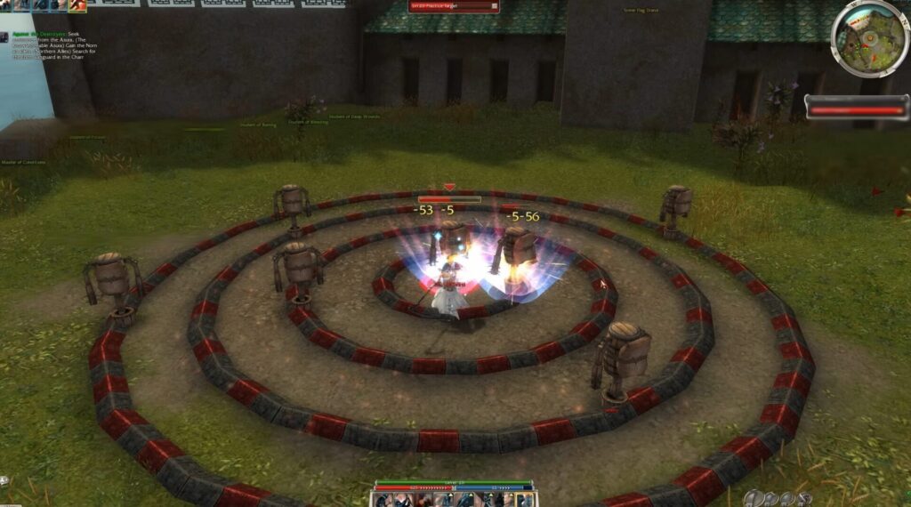 Hitting multiple enemies with a Scythe as a Dervish