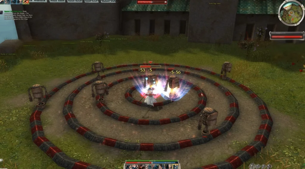 Hitting multiple enemies with a Scythe as a Dervish